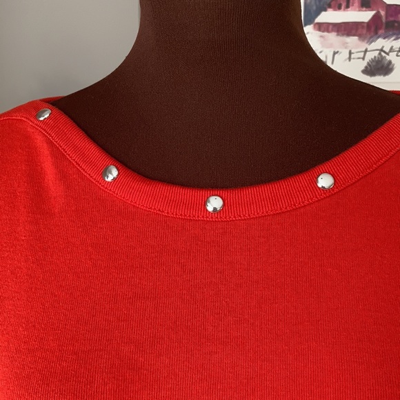 Rafaella knit 3/4 sleeve top - Picture 2 of 6